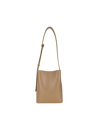 AESTHER EKME | Ledertasche - Umhängetasche SAC BUCKET | beige