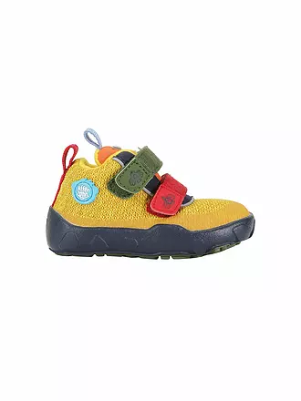 AFFENZAHN | Kinder Barfußschuhe - Übergangsschuhe KNIT HAPPY Hase | gelb