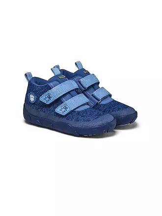 AFFENZAHN | Kinder Barfußschuhe - Übergangsschuhe KNIT HAPPY Hase | dunkelblau