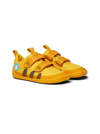 AFFENZAHN | Kinder Barfußschuhe Cotton Lucky TIGER | grün