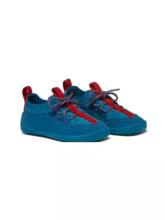 AFFENZAHN | Kinder Barfußschuhe PREWALKER KNIT Hai | blau