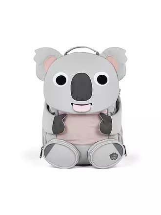 AFFENZAHN | Kinder Rucksack Große Freunde - Löwe | grau