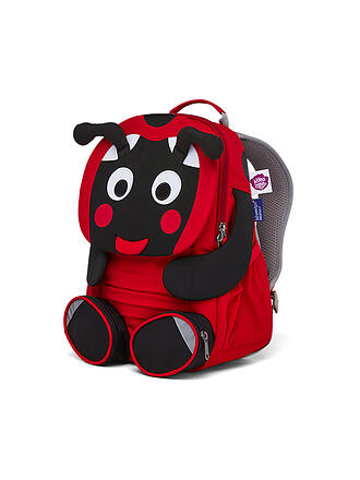 AFFENZAHN | Kinder Rucksack Große Freunde Marienkäfer | rot
