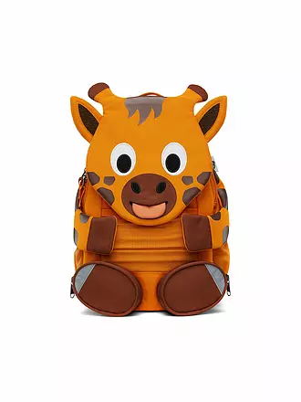 AFFENZAHN | Kinder Rucksack Großer Freund -  Dinosaurier | orange