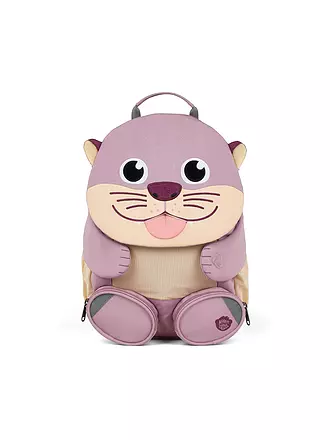 AFFENZAHN | Kinder Rucksack Großer Freund - Marienkäfer | lila
