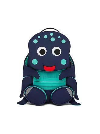AFFENZAHN | Kinder Rucksack Großer Freund - Oktopus | blau