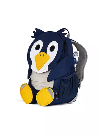 AFFENZAHN | Kinder Rucksack Großer Freund - Pinguin | blau