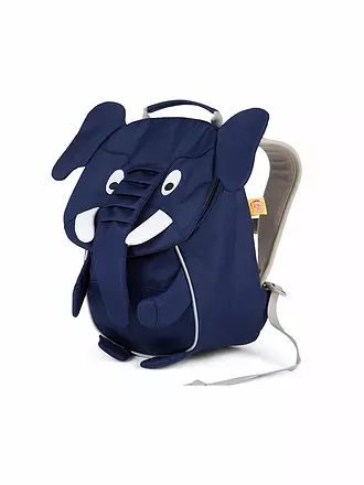 AFFENZAHN | Kinder Rucksack Kleine Freunde - Emil Elefant | dunkelblau