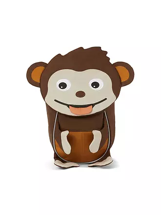 AFFENZAHN | Kinder Rucksack Kleine Freunde - Emil Elefant | braun