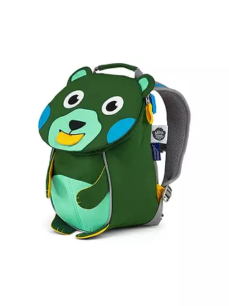 AFFENZAHN | Kinder Rucksack Kleine Freunde - Finn Frosch | dunkelgrün