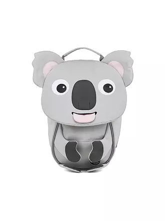 AFFENZAHN | Kinder Rucksack Kleine Freunde - Löwe | grau