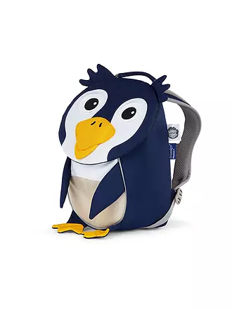 AFFENZAHN | Kinder Rucksack Kleiner Freund - Pinguin | blau
