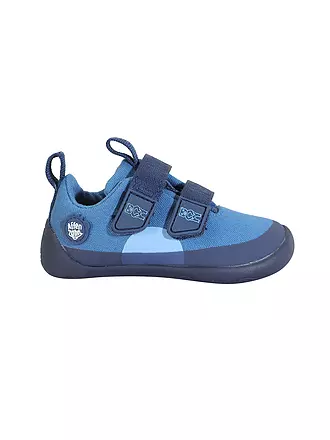 AFFENZAHN | Kinder Sneaker Barfußschuh COTTON LUCKY Tiger | blau