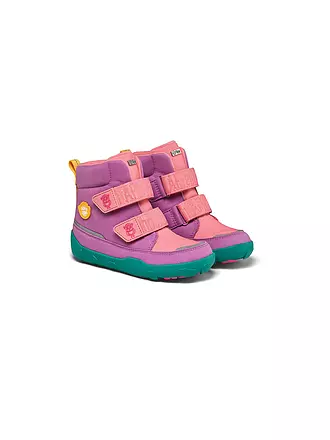 AFFENZAHN | Mädchen Winterstiefel VEGAN COMFY Eule | hellblau