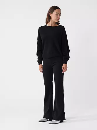 AG | Highwaist Jeans Flared Fit TROPEA | schwarz