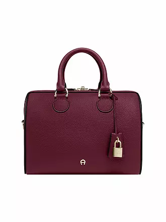 AIGNER | Ledertasche - Henkeltasche DELIA Small | dunkelrot