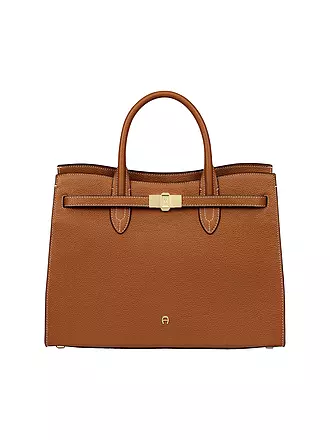 AIGNER | Ledertasche - Henkeltasche FARAH Large | braun