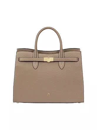 AIGNER | Ledertasche - Henkeltasche FARAH Large | braun