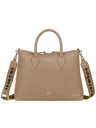 AIGNER | Ledertasche - Henkeltasche ZITA M | braun