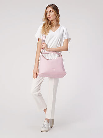 AIGNER | Ledertasche - Hobo Bag ZITA Medium | weiss