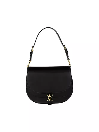 AIGNER | Ledertasche - Umhängetasche DELIA Small | schwarz
