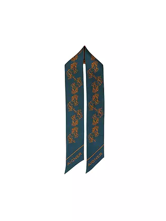 AIGNER | Seidentuch BANDANA | petrol