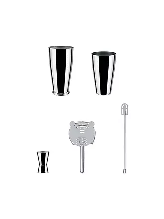 ALESSI | Bar Set Lunar Eclipse 4tlg | silber