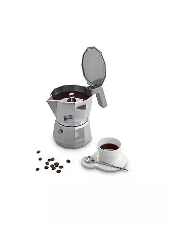 ALESSI | Espressomaschine Moka 3 Tassen | grau