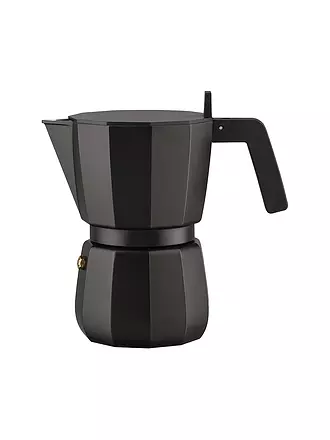 ALESSI | Espressomaschine Moka 6 Tassen Schwarz | 