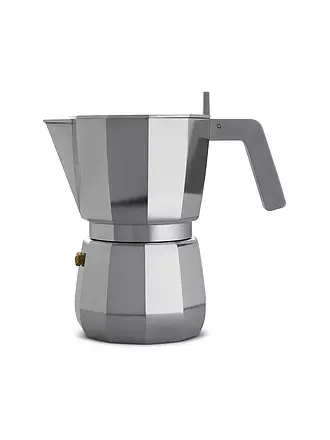 ALESSI | Espressomaschine Moka 6 Tassen | grau