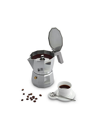 ALESSI | Espressomaschine Moka 6 Tassen | grau