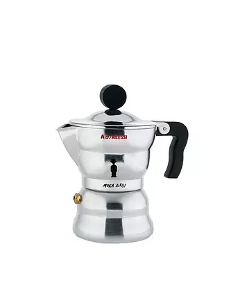 ALESSI | Espressomaschine Moka-Alessi - Aluminium / 6 Tassen | silber