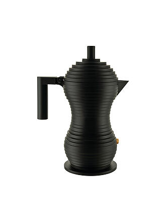 ALESSI | Espressomaschine Pulcina Black Alu/Schwarz 3 Tassen | schwarz
