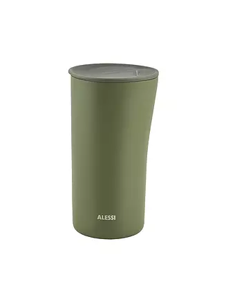 ALESSI | Isolierbecher - Thermosbecher BURI Edelstahl | dunkelgrün