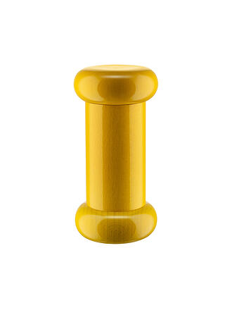 ALESSI | Salz/Pfeffer Mühle Buchenholz 16cm | gelb