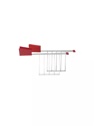 ALESSI | Sandwichzange Plisse 2er Weiss MDL08RACKW | rot