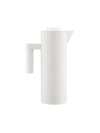 ALESSI | Thermoskanne - Isolierkanne Plisse 1 l  Schwarz | weiss