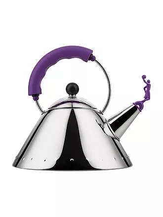 ALESSI | Wasserkessel 2l Edelstahl / Violett | silber