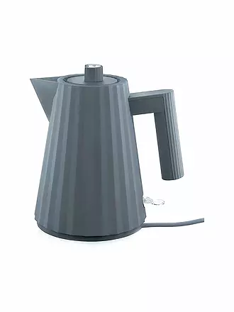 ALESSI | Wasserkocher Plisse Schwarz  MDL06/1S | grau