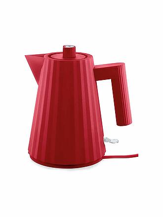 ALESSI | Wasserkocher Plisse Schwarz  MDL06/1S | rot