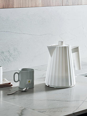 ALESSI | Wasserkocher Plisse Weiss 1 l MDL06/1W | grau
