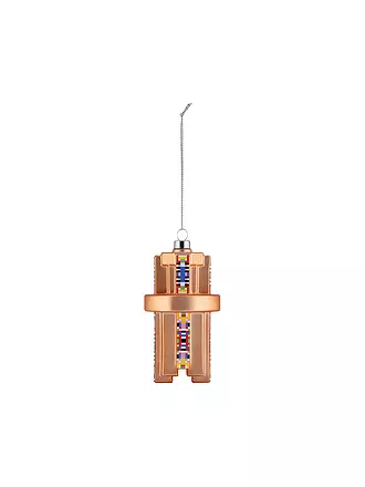 ALESSI | Weihnachtsschmuck ARCH 8,5cm Rot/Dek. | gold