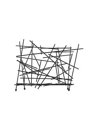 ALESSI | Zeitschriftenhalter BLOW UP | schwarz