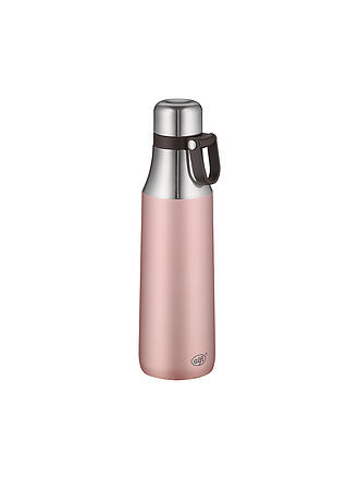 ALFI | Thermosflasche - Isolierflasche City Bottle Loop 0,5l Edelstahl Cool Grey | rosa