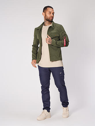 ALPHA INDUSTRIES | Hemd Overshirt | olive