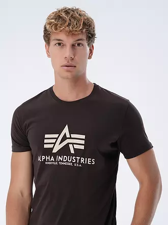 ALPHA INDUSTRIES | T-Shirt | braun