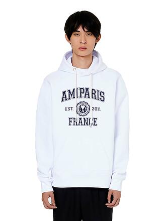 AMI PARIS | Kapuzensweater - Hoodie | weiss