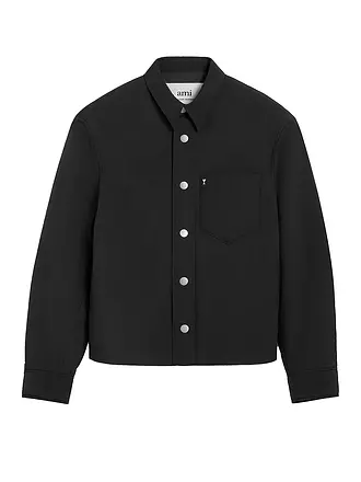 AMI PARIS | Kurzjacke Overshirt | schwarz