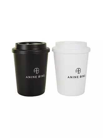 ANINE BING | Reisebecher AB CUP 2er Pkg. | weiss