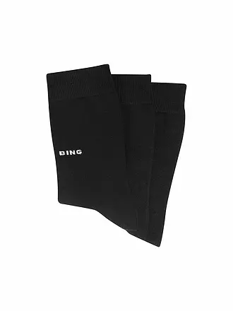 ANINE BING | Socken Elliot 3-er Pkg. schwarz | schwarz